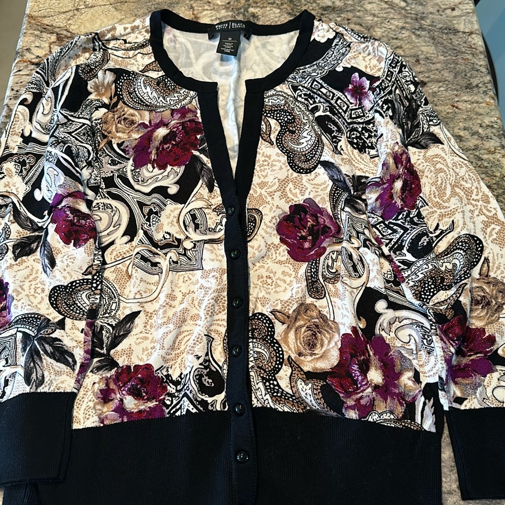 WHBM 3/4 length cardigan